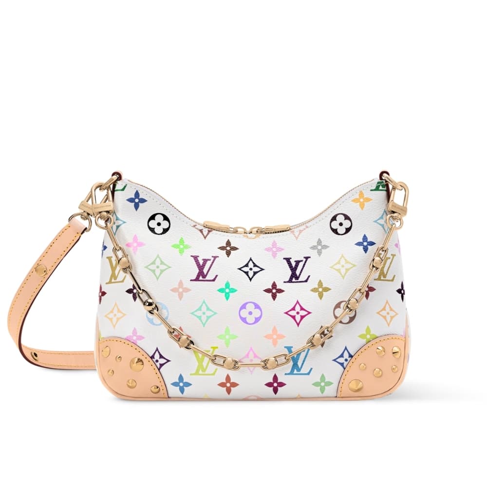 X TM Boulogne PM Monogram Canvas Shoulder Bag Multicolor White 26m M27790 BOULOGNE Bag