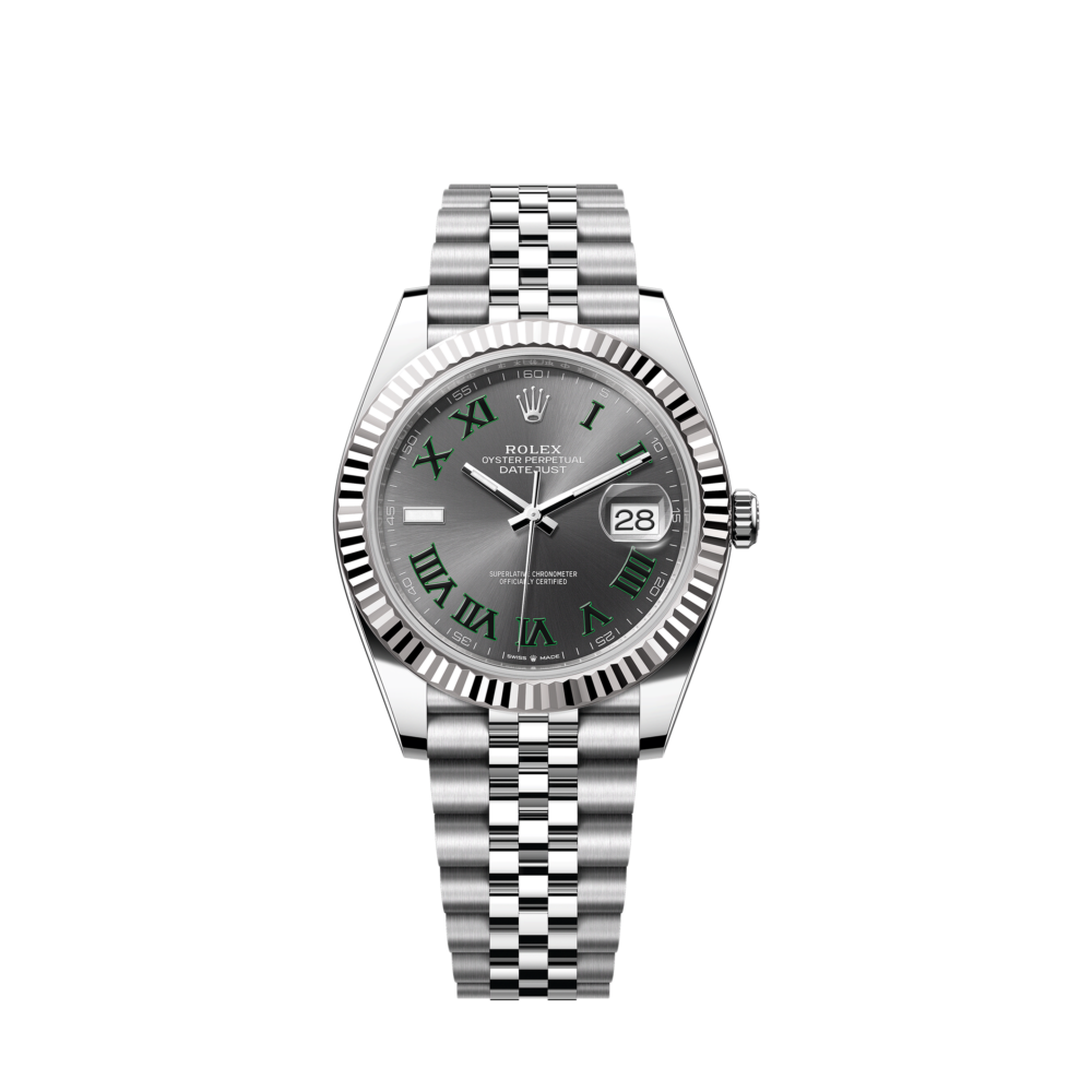 wrist watch Datejust 41, Stainless Steel and 18k White Gold, 41mm, Ref# 126334-0022 watch