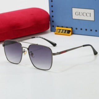2026 6-color full frame HD lens metal thin frame sunglasses 9031