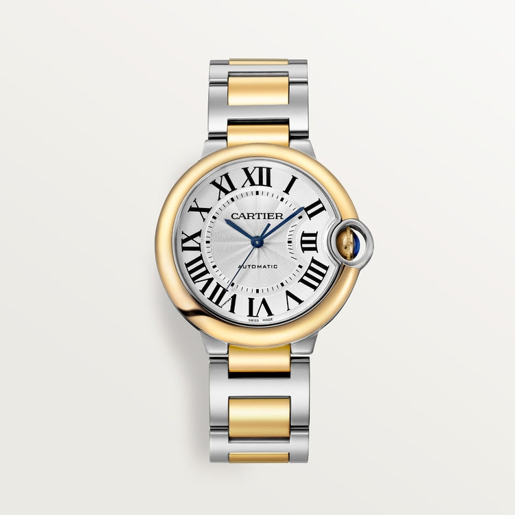 Unworn wrist watch Ballon Bleu, Stainless Steel and 18k Yellow Gold, 36mm, Ladies, Ref# W2BB0038, box and papers watch