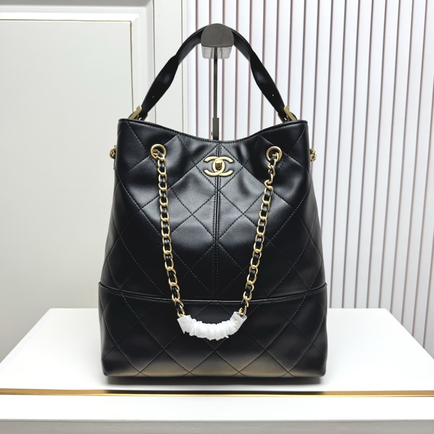 Shopping Bag Large Shiny Smooth Leather Tote Bag Black 33cm AS5635 B20829 94305 22 New Collection Bag Shopping Bag
