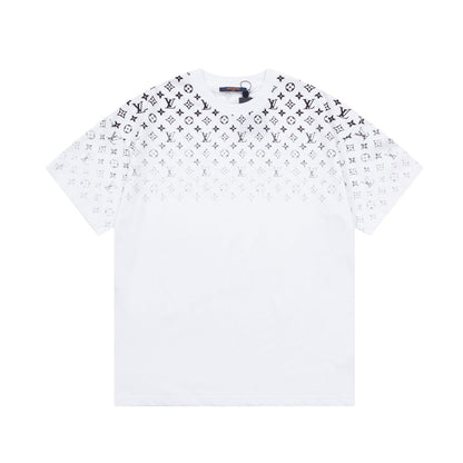 Gradient monogram print T-shirt