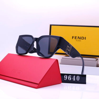 2026 Fashionable F Embossed Sunglasses