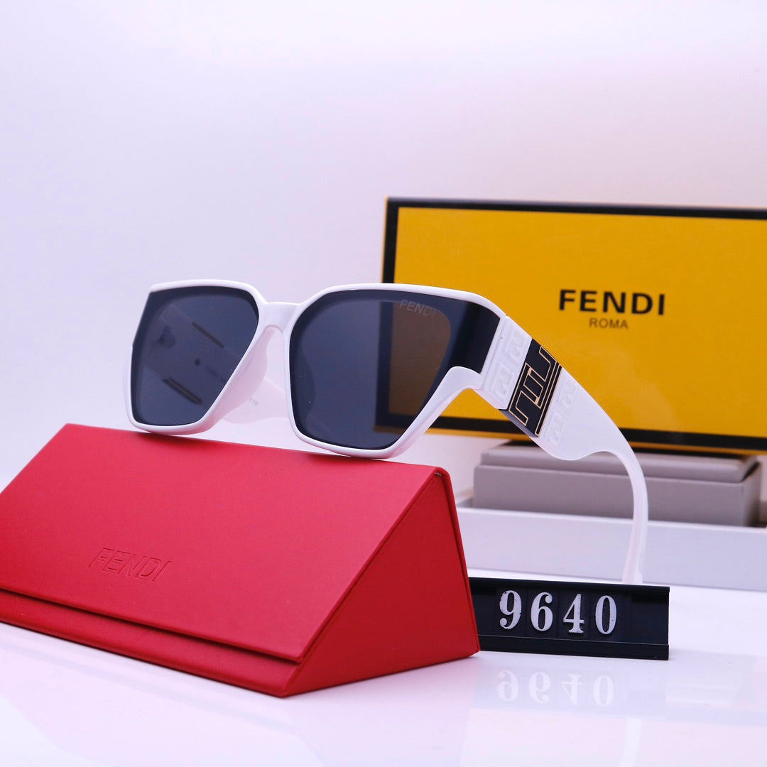 2026 Fashionable F Embossed Sunglasses