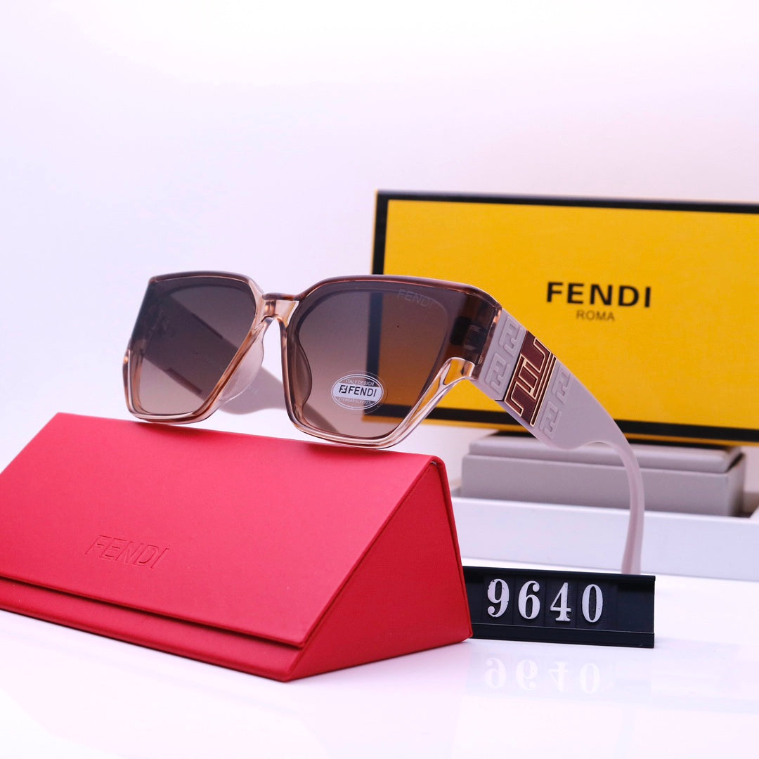 2026 Fashionable F Embossed Sunglasses