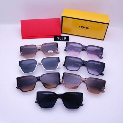 2026 Fashionable F Embossed Sunglasses