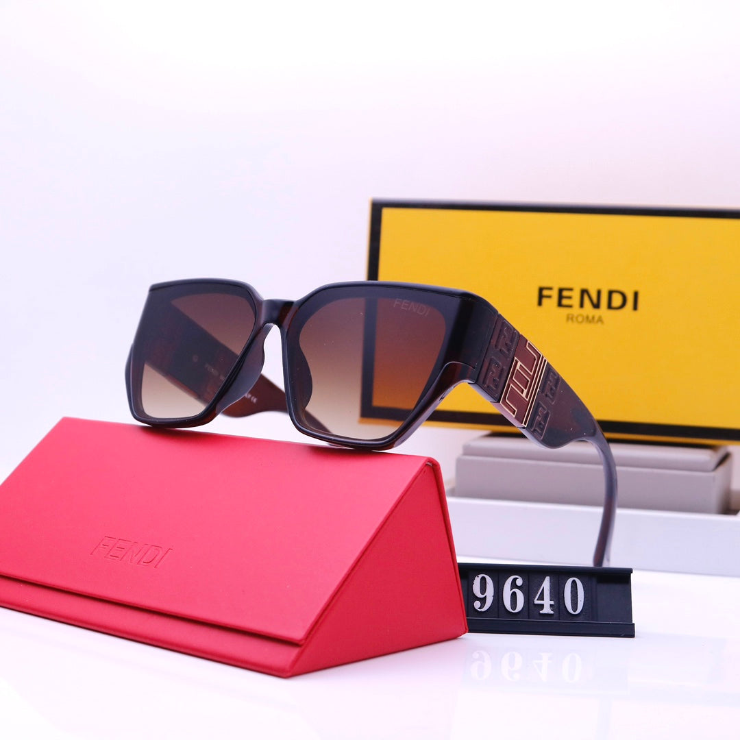 2026 Fashionable F Embossed Sunglasses