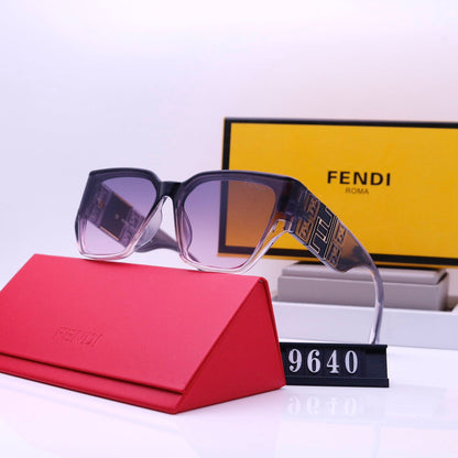 2026 Fashionable F Embossed Sunglasses