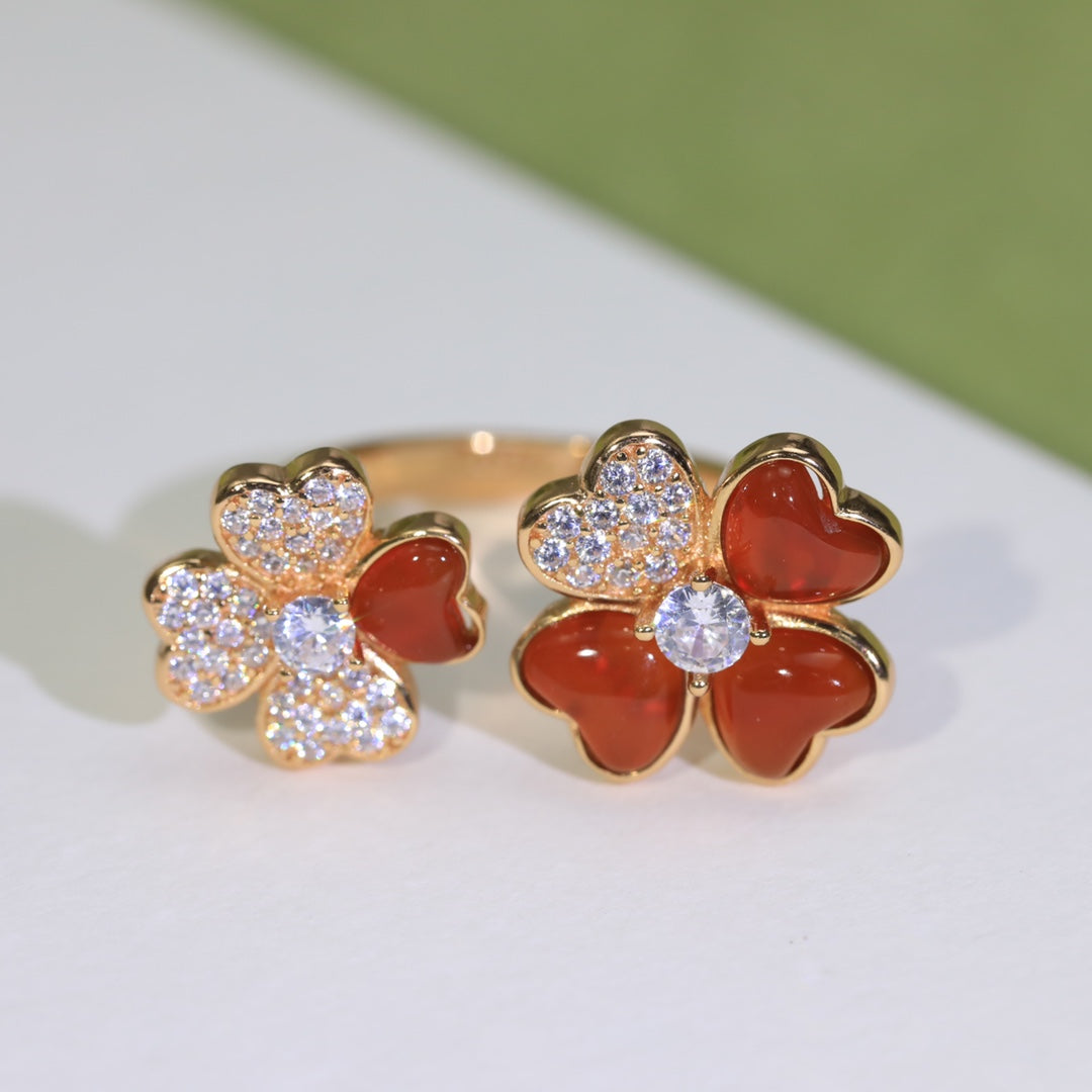 18K Celestial Cosmos Between the Finger Diamond Ring