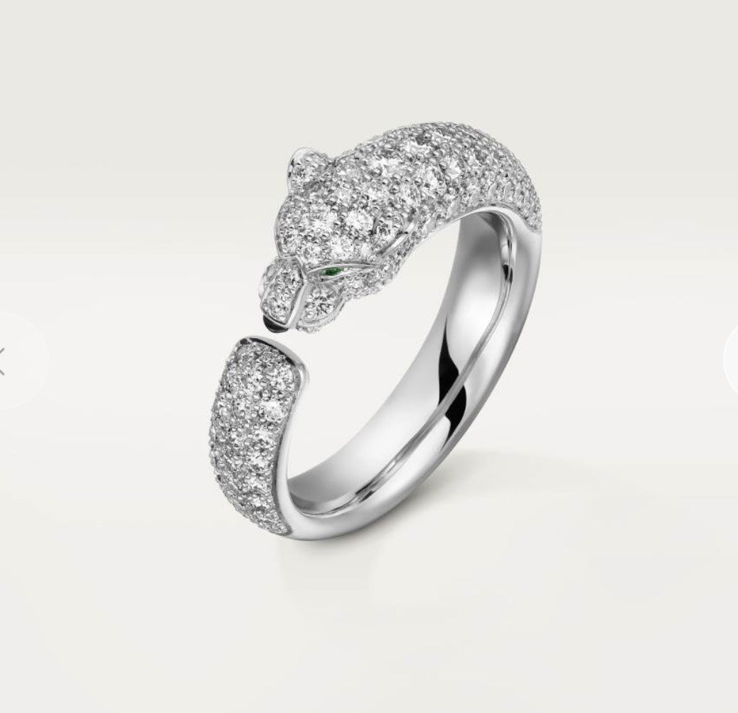 18K Celestial Panth̬re De Diamond Ring