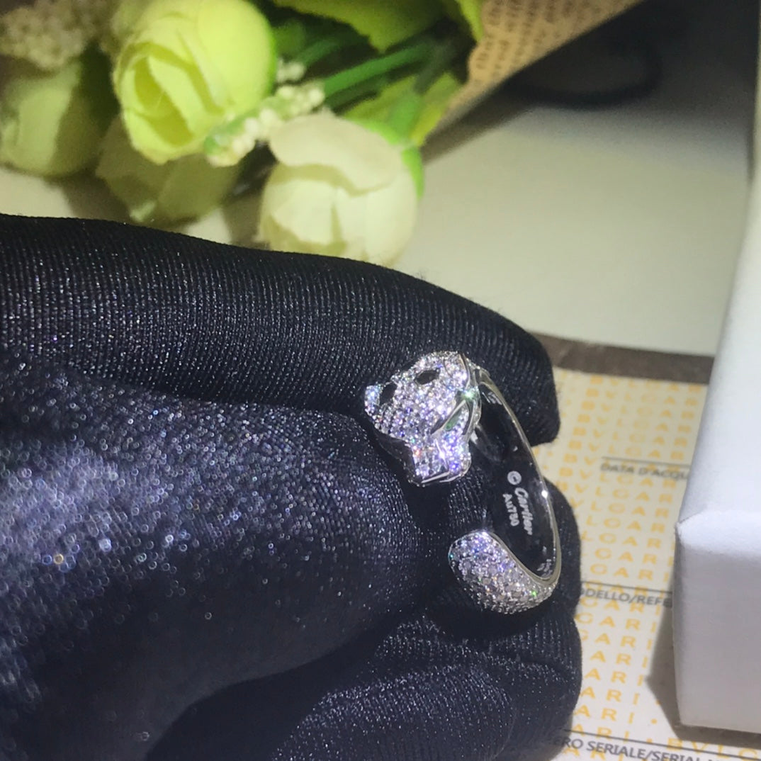 18K Celestial Panth̬re De Diamond Ring