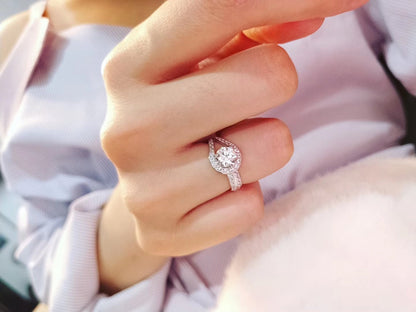 18K Celestial Couture Solitaire Ring