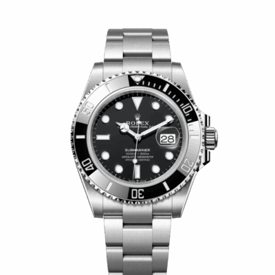 wrist watch, Submariner Date 41, Stainless Steel, Black Ceramic, Black dial, 41mm, Oyster, Ref# 126610ln-0001 watch
