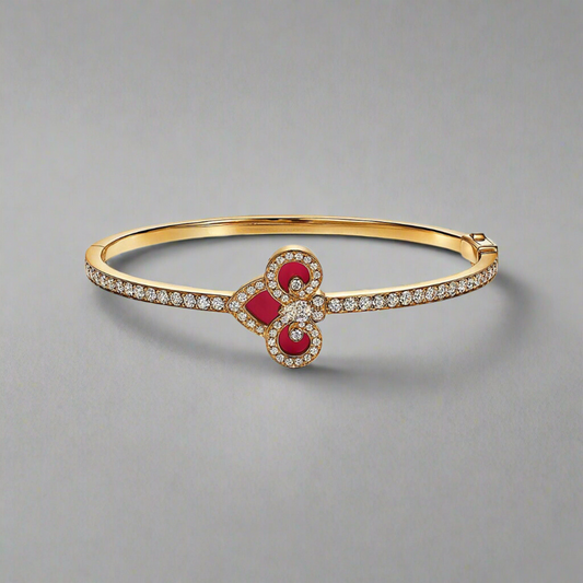 18K Celestial T Fleur De Lis Bracelet