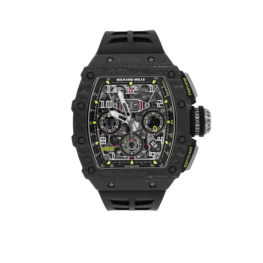 Black Carbon Composite Skeleton Watch – 50 mm product image