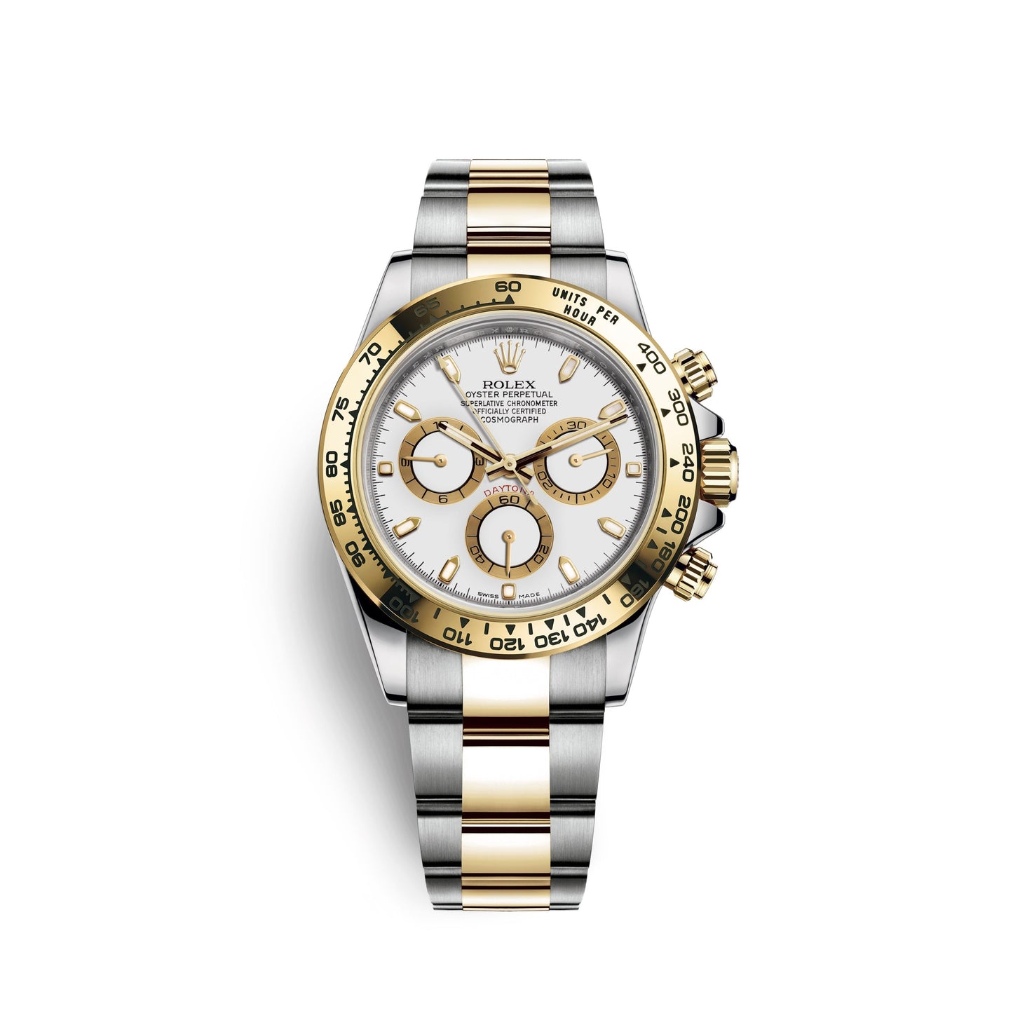 wrist watch Cosmograph Daytona, 18k Yellow Gold and Stainless Steel, 40mm, Ref# 116503-0001 watch