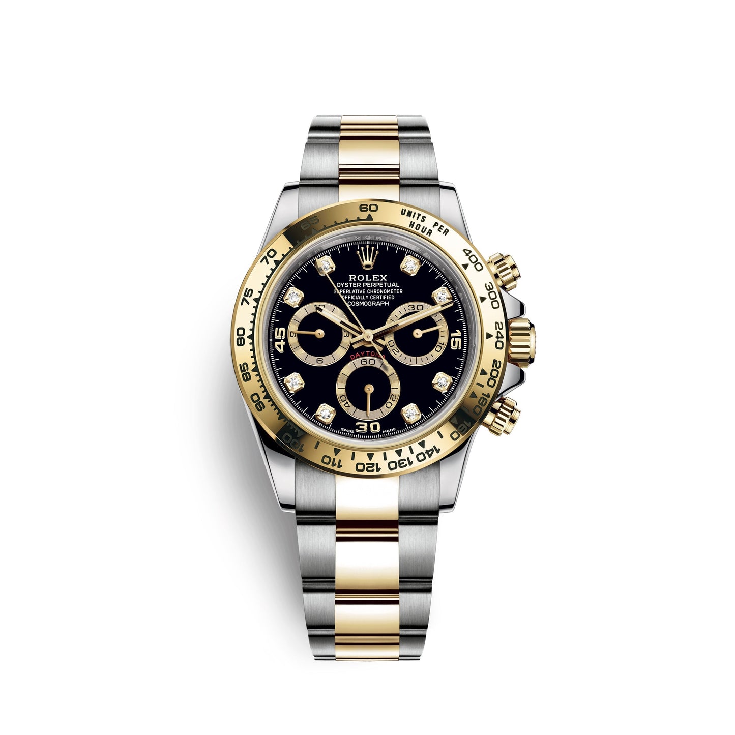wrist watch Cosmograph Daytona, 18k Yellow Gold and Stainless Steel, 40mm, Ref# 116503-0011 watch