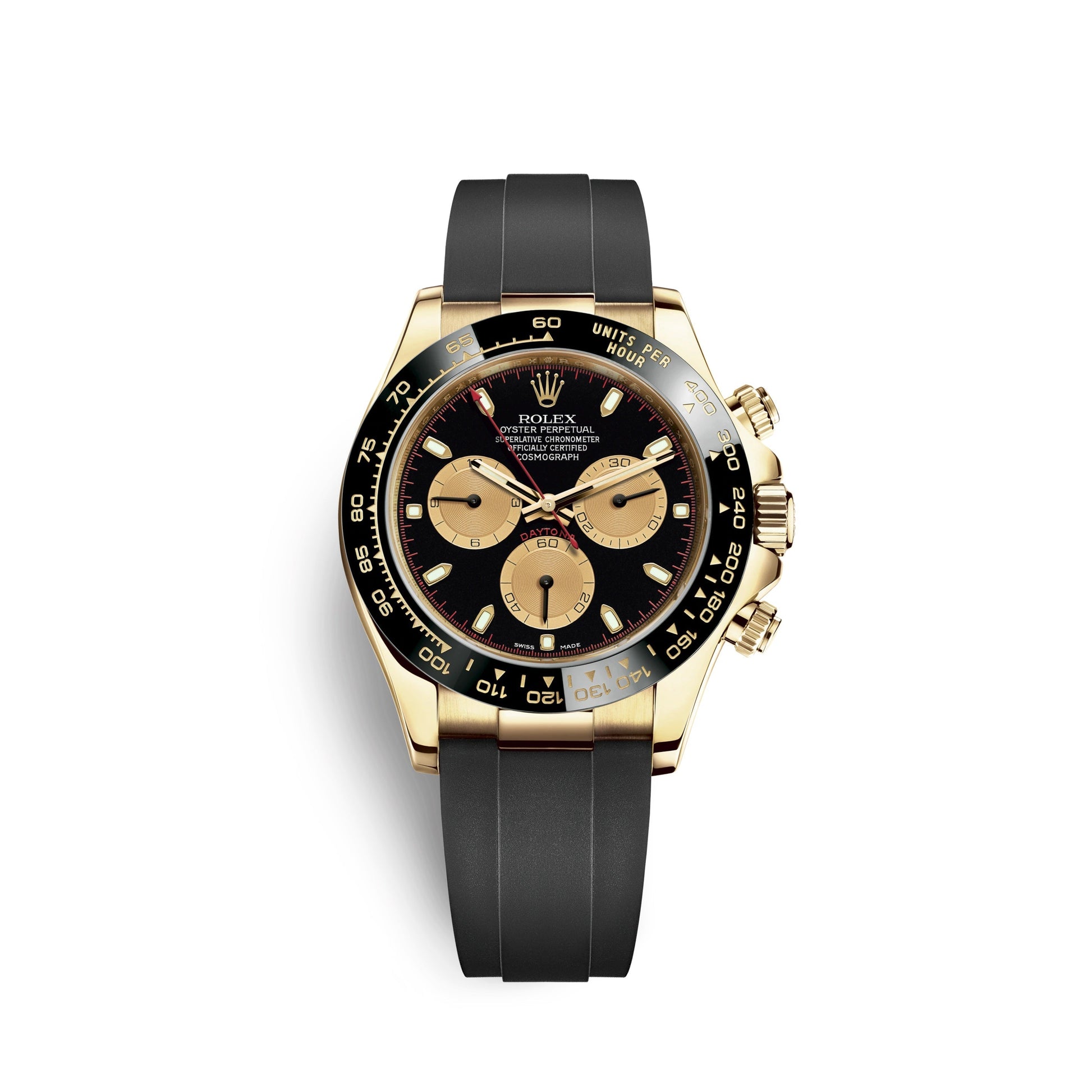 wrist watch Cosmograph Daytona, 18k Yellow Gold, 40mm, Ref# 116518ln-0047 watch