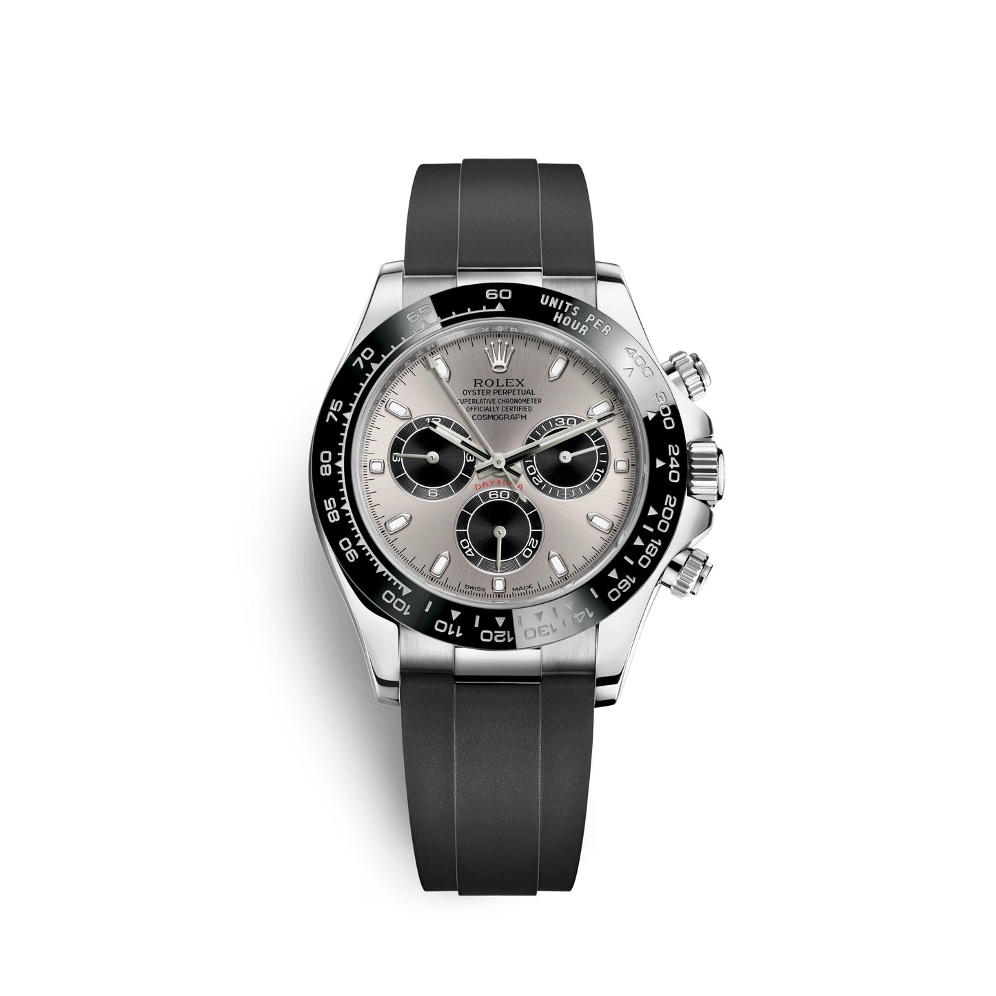 wrist watch Cosmograph Daytona, 18k White Gold, 40mm, Ref# 116519LN-0027 watch