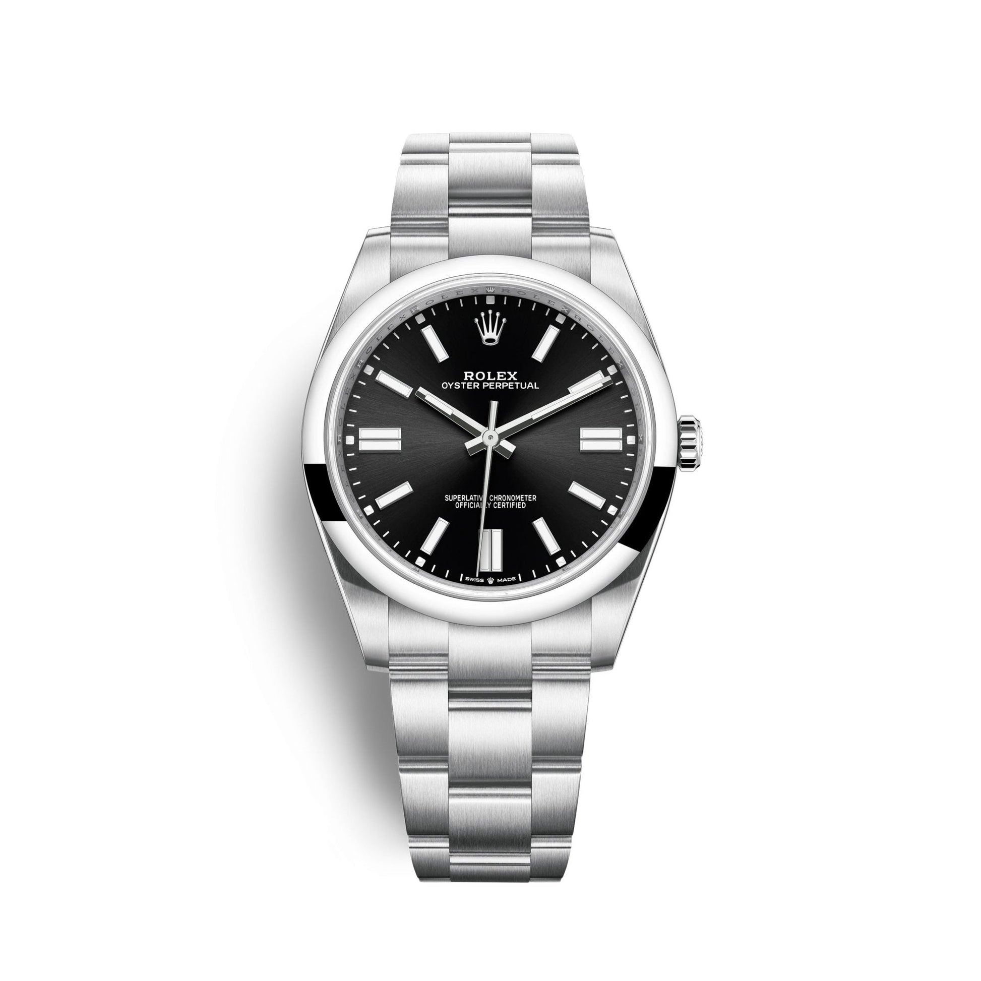 wrist watch Oyster Perpetual No Date, Oysterteel, 41mm, Ref# 124300-0002 watch