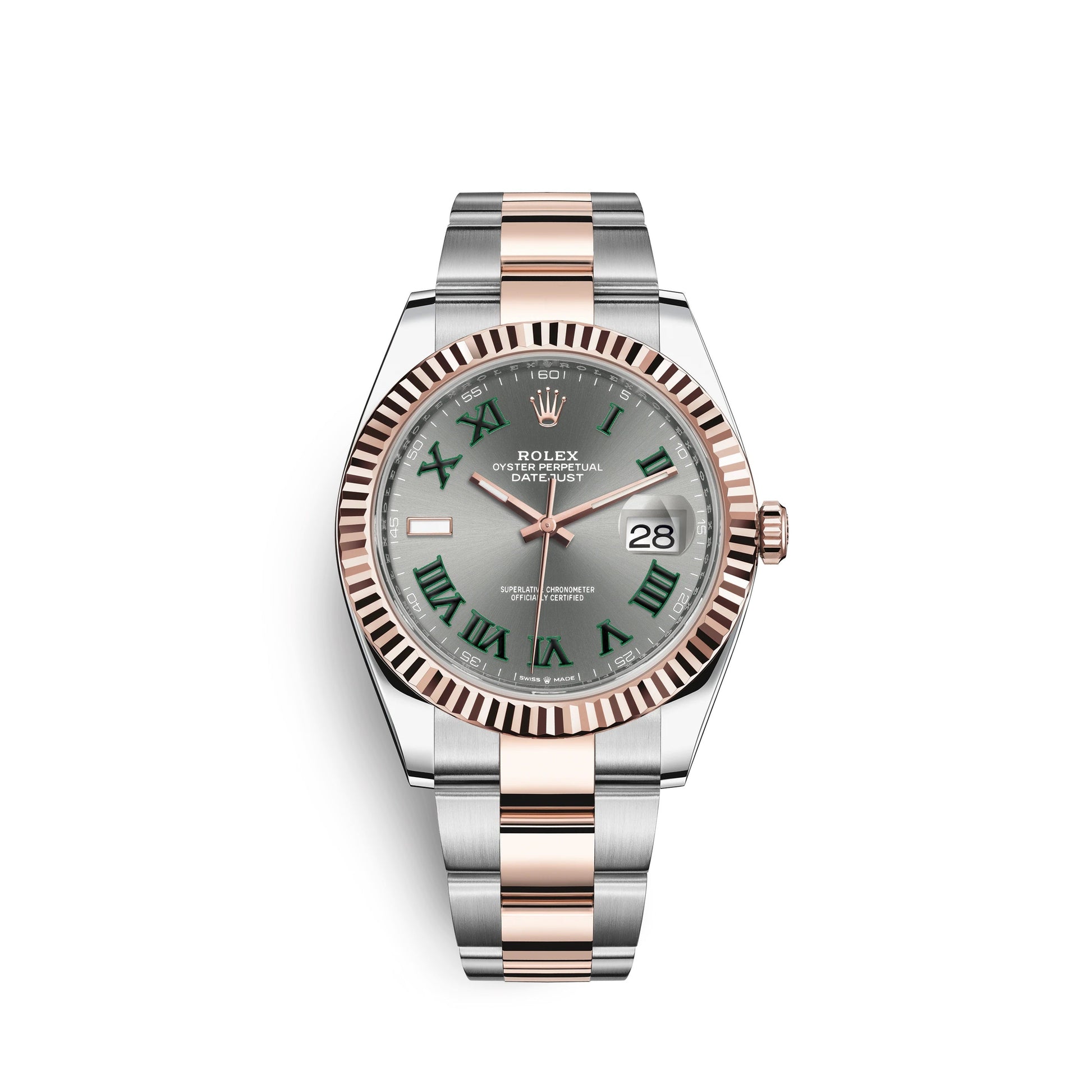wrist watch Datejust 41, 18k Everose Gold and Stainless Steel, 41mm, Ref# 126331-0015 watch
