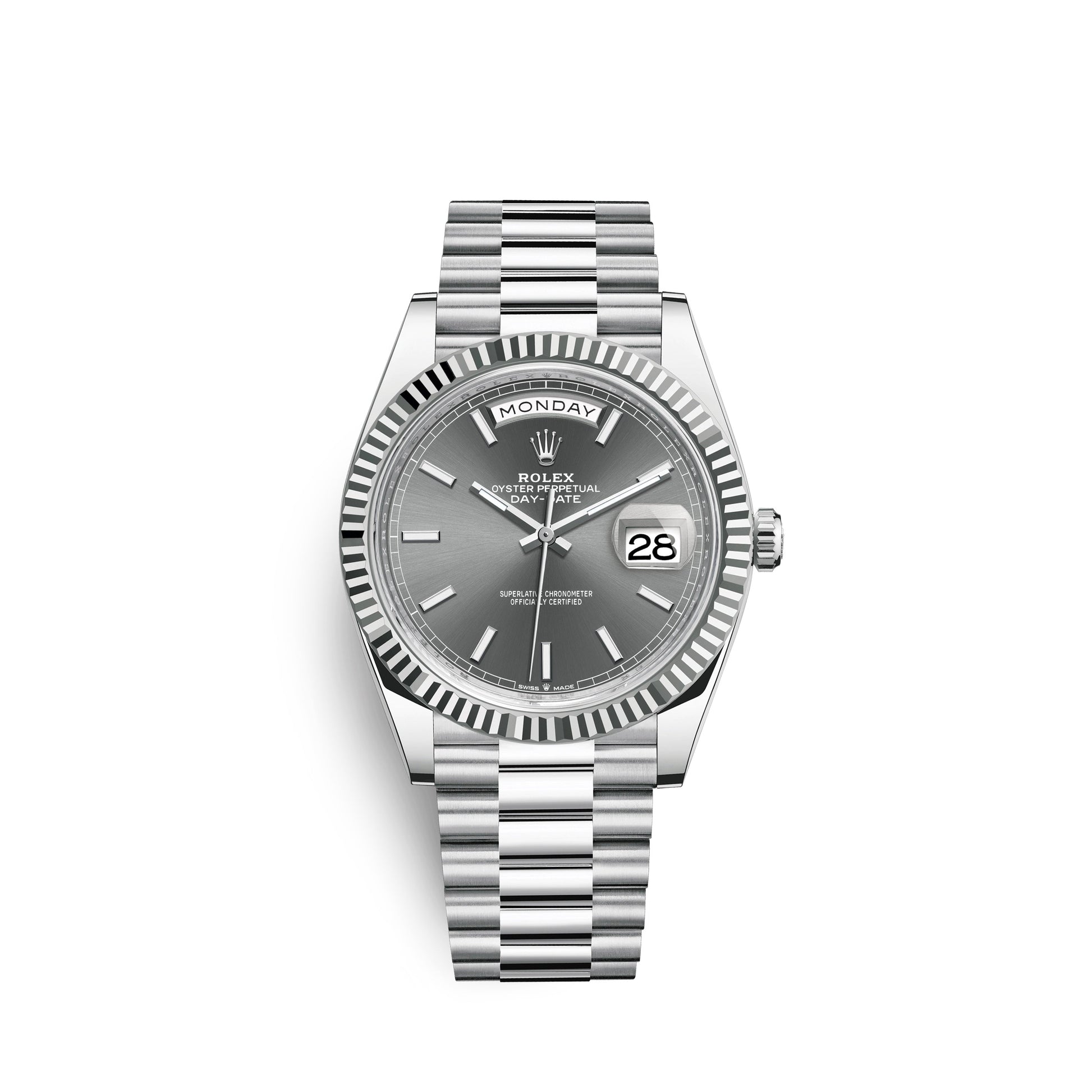 wrist watch Day-Date, 40mm, Platinum, Ref# 228236-0013 watch