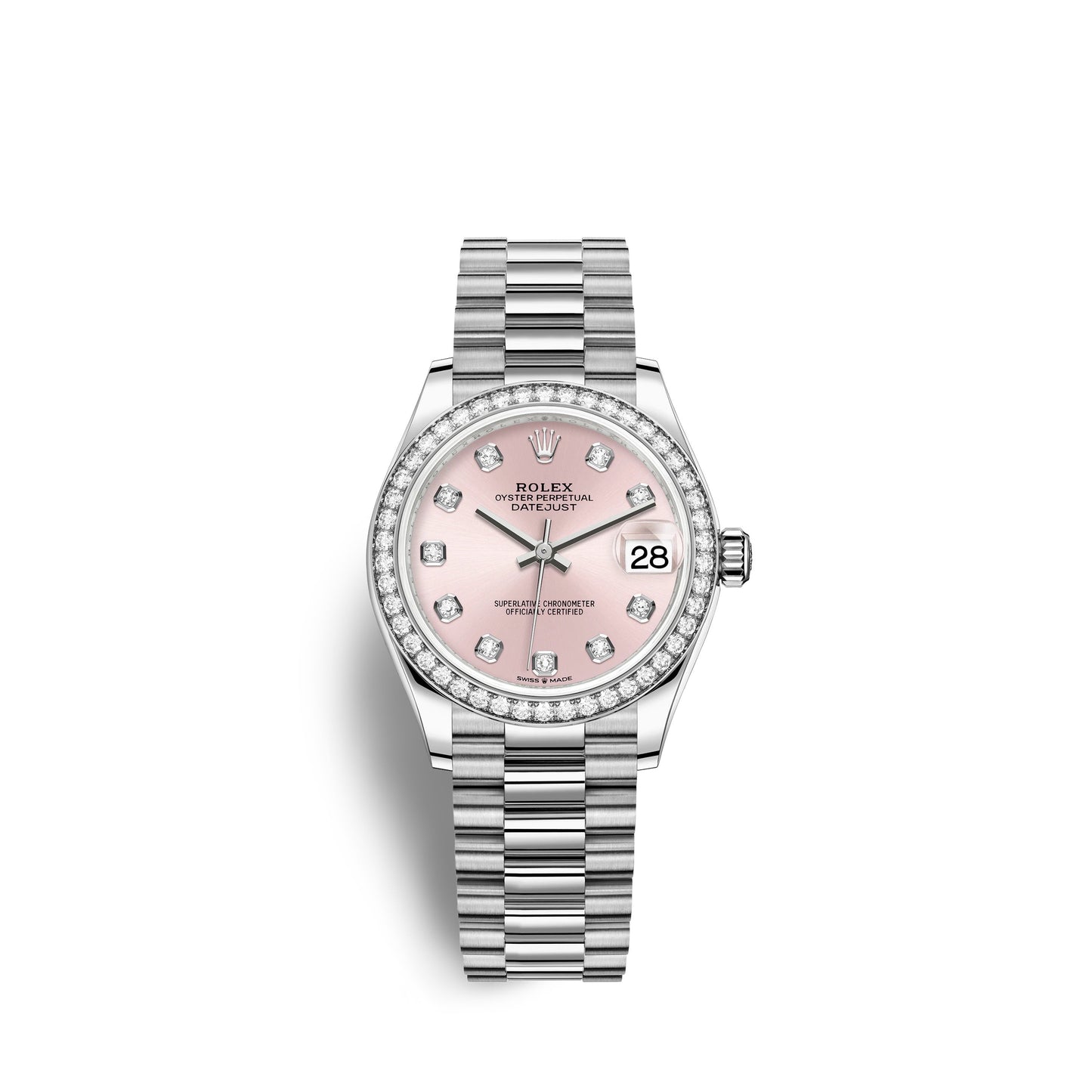 wrist watch Datejust 31, 18kt White Gold, Ref# 278289RBR-0022 watch