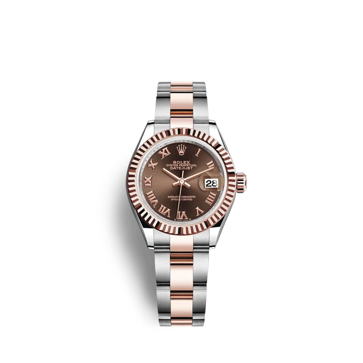 wrist watch Lady-Datejust 28, Oystersteel and 18k Everose Gold, Ref# 279171-0010 watch