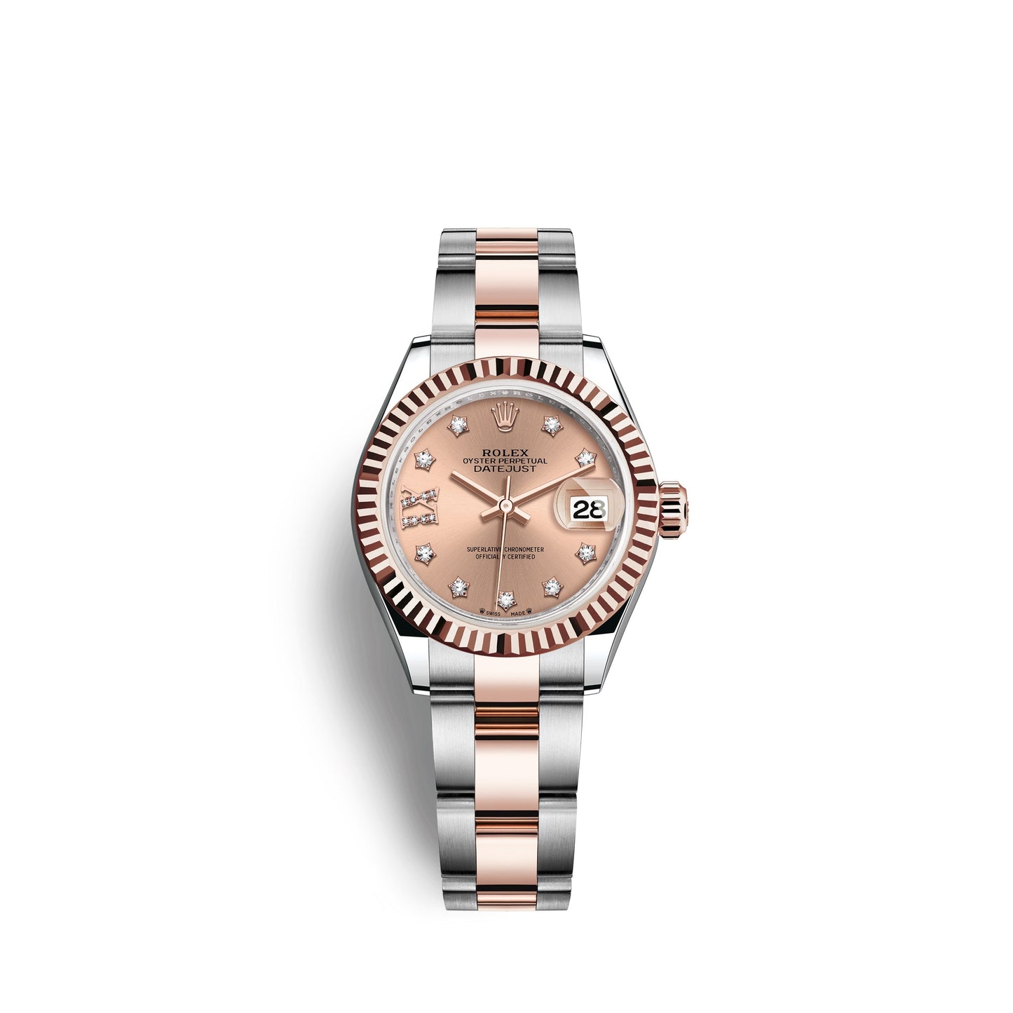 wrist watch Lady-Datejust 28, Oystersteel and 18k Everose Gold, Ref# 279171-0028 watch