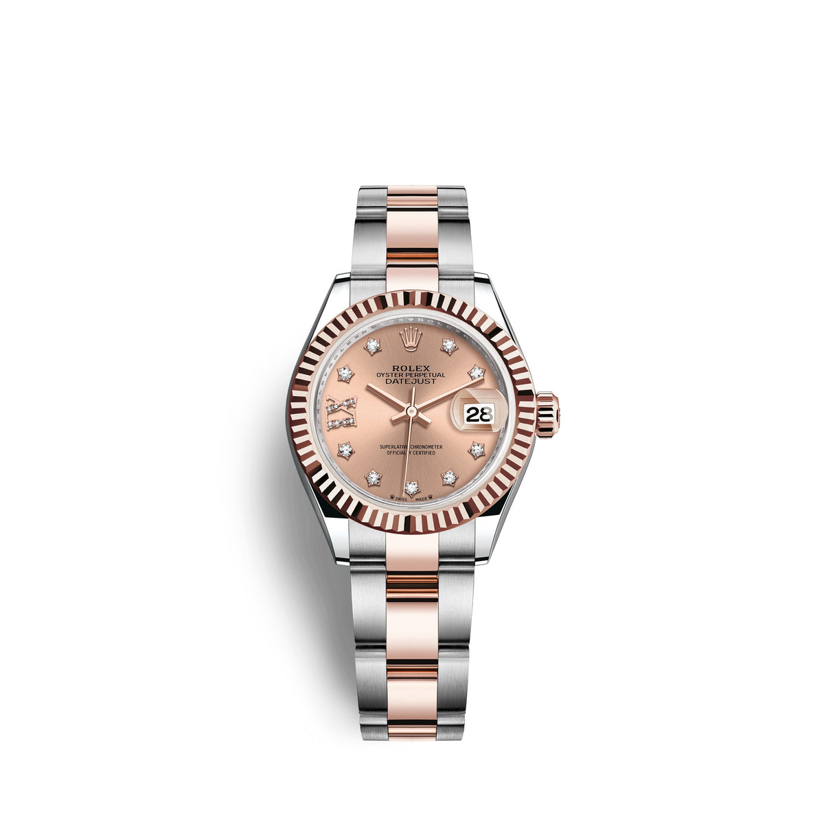 wrist watch Lady-Datejust 28, Oystersteel and 18k Everose Gold, Ref# 279171-0028 watch
