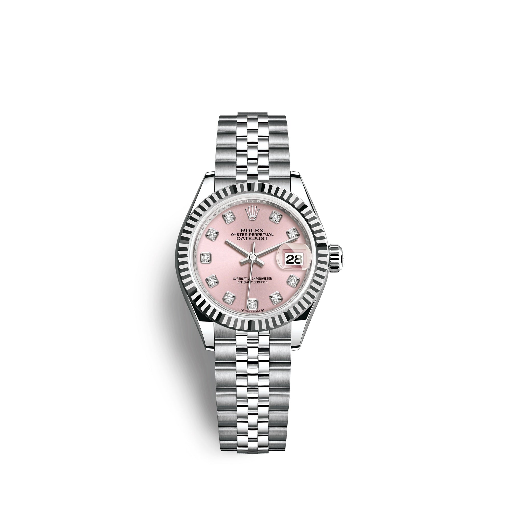 wrist watch Lady-Datejust 28, Oystersteel and 18k White Gold, Ref# 279174-0003 watch