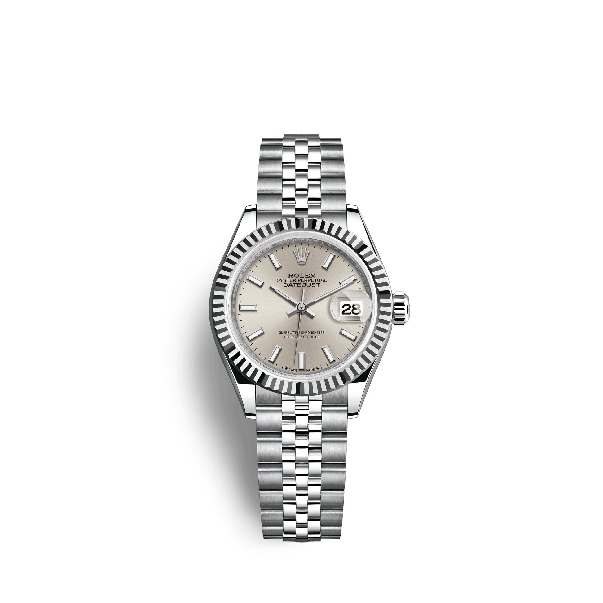 wrist watch Lady-Datejust 28, Oystersteel and 18k White Gold, Ref# 279174-0005 watch