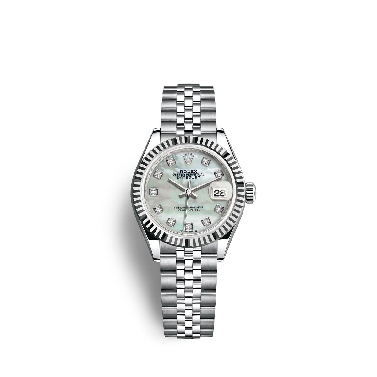 wrist watch Lady-Datejust 28, Oystersteel and 18k White Gold, Ref# 279174-0009 watch