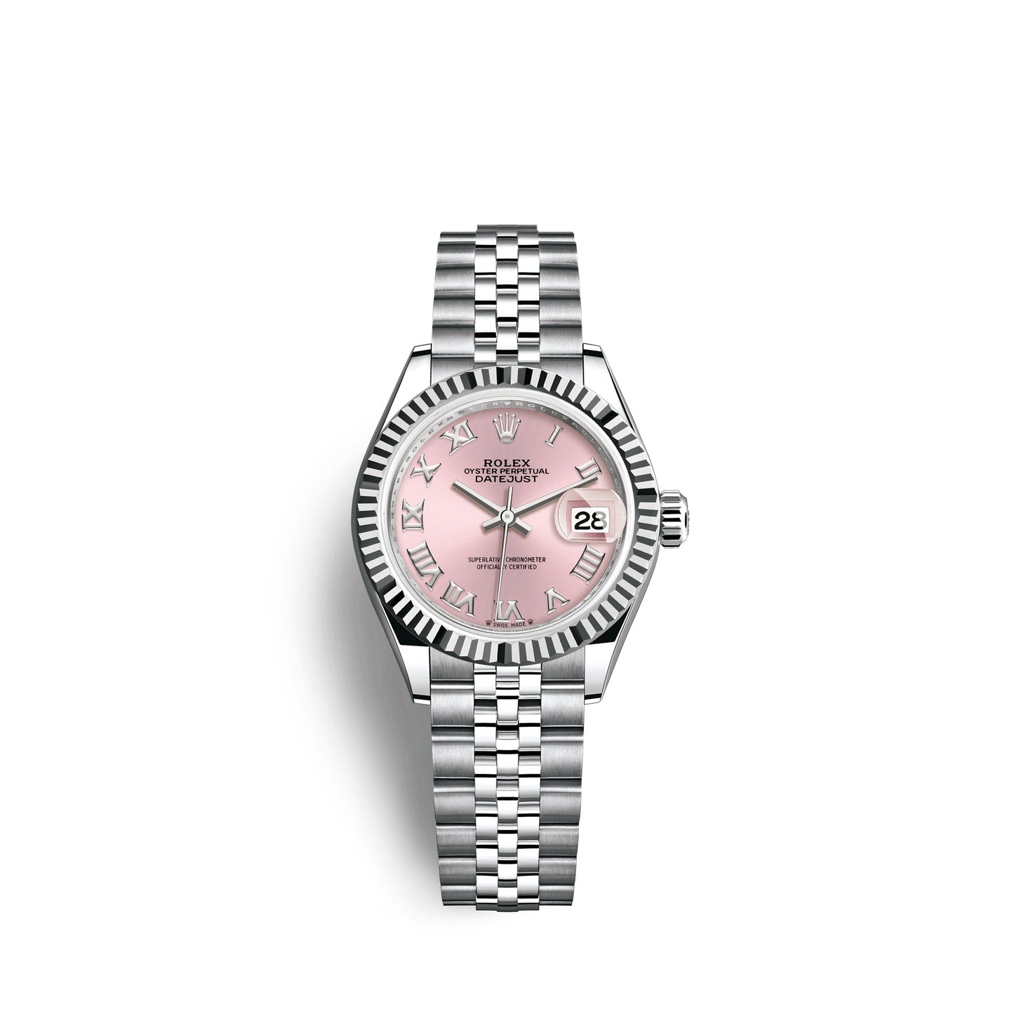 wrist watch Lady-Datejust 28, Oystersteel and 18k White Gold, Ref# 279174-0017 watch
