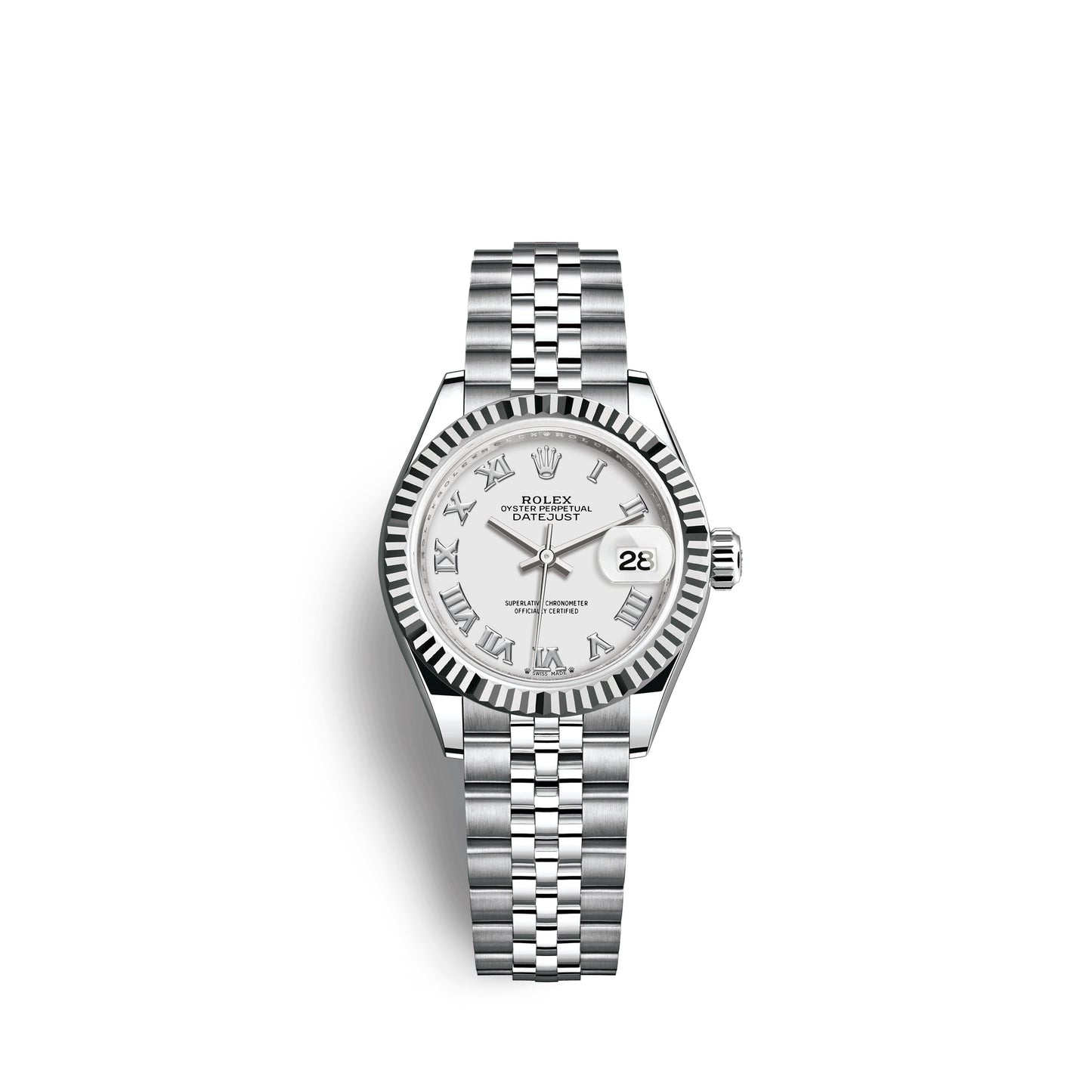 wrist watch Lady-Datejust 28, Oystersteel and 18k White Gold, Ref# 279174-0019 watch