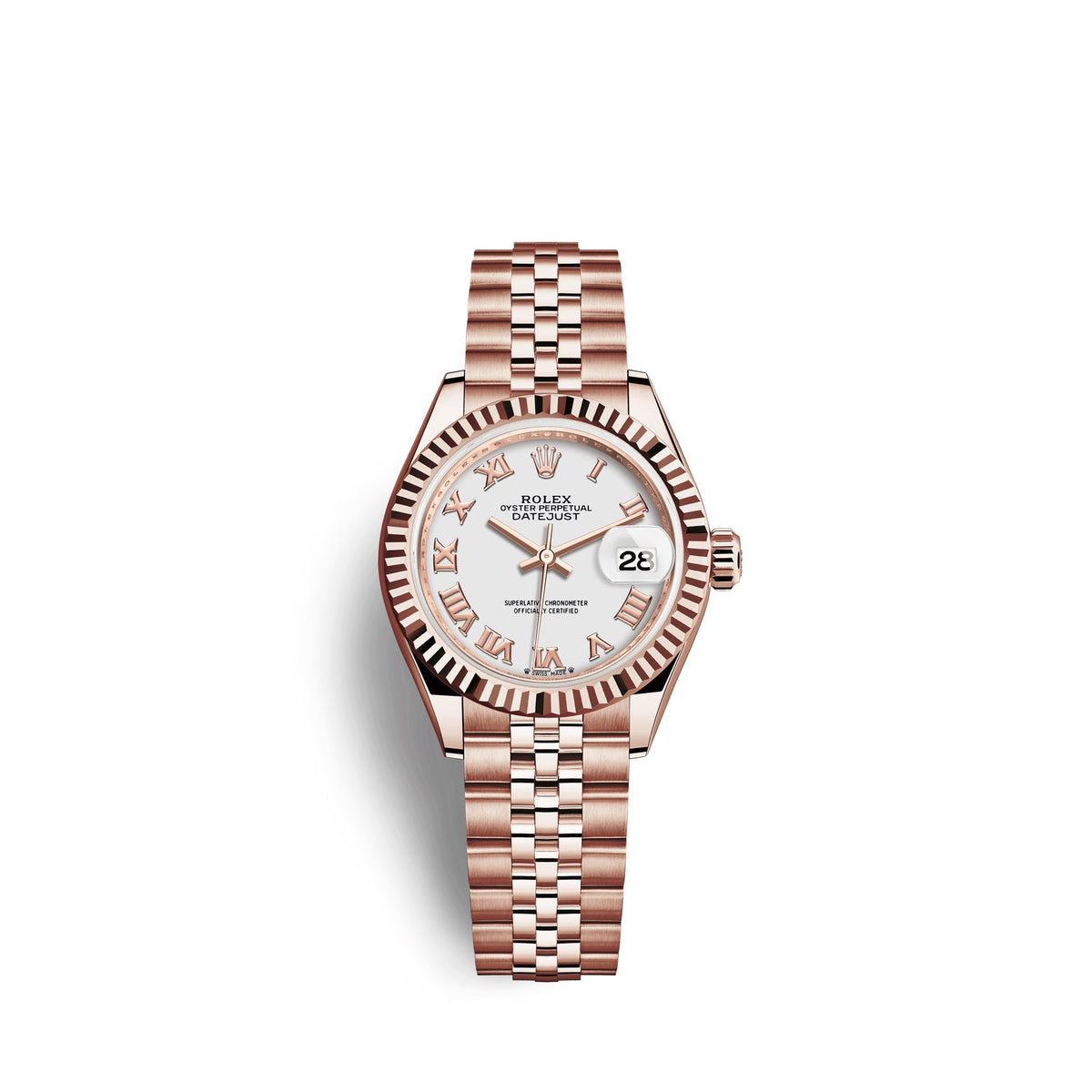 wrist watch Lady-Datejust 28, 18k Everose Gold, Ref# 279175-0022 watch