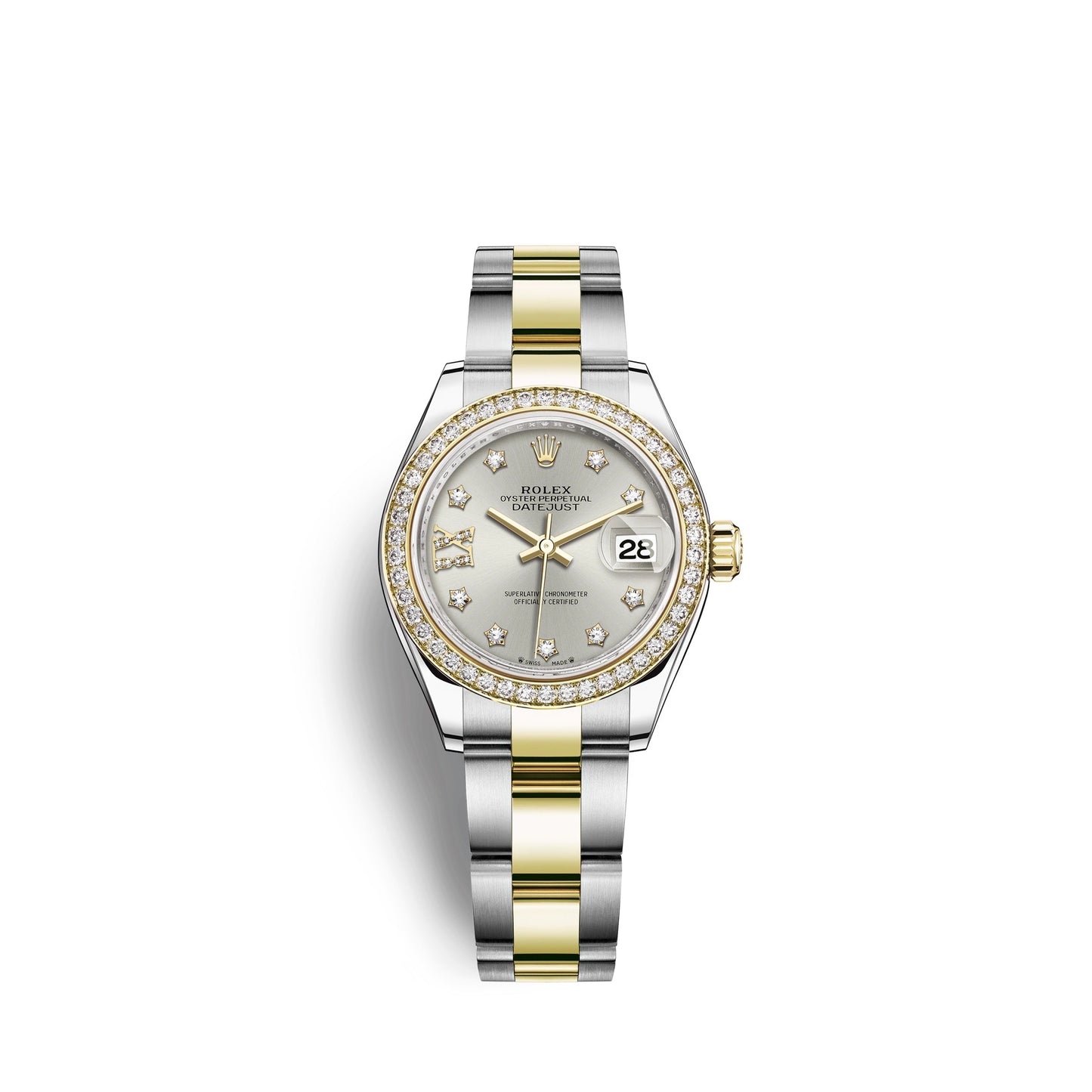 wrist watch Lady-Datejust 28, Oystersteel and 18k Yellow Gold, Ref# 279383RBR-0004 watch