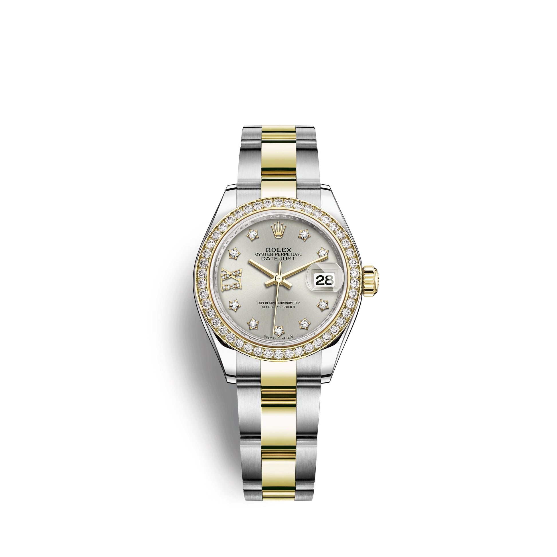 wrist watch Lady-Datejust 28, Oystersteel and 18k Yellow Gold, Ref# 279383RBR-0004 watch