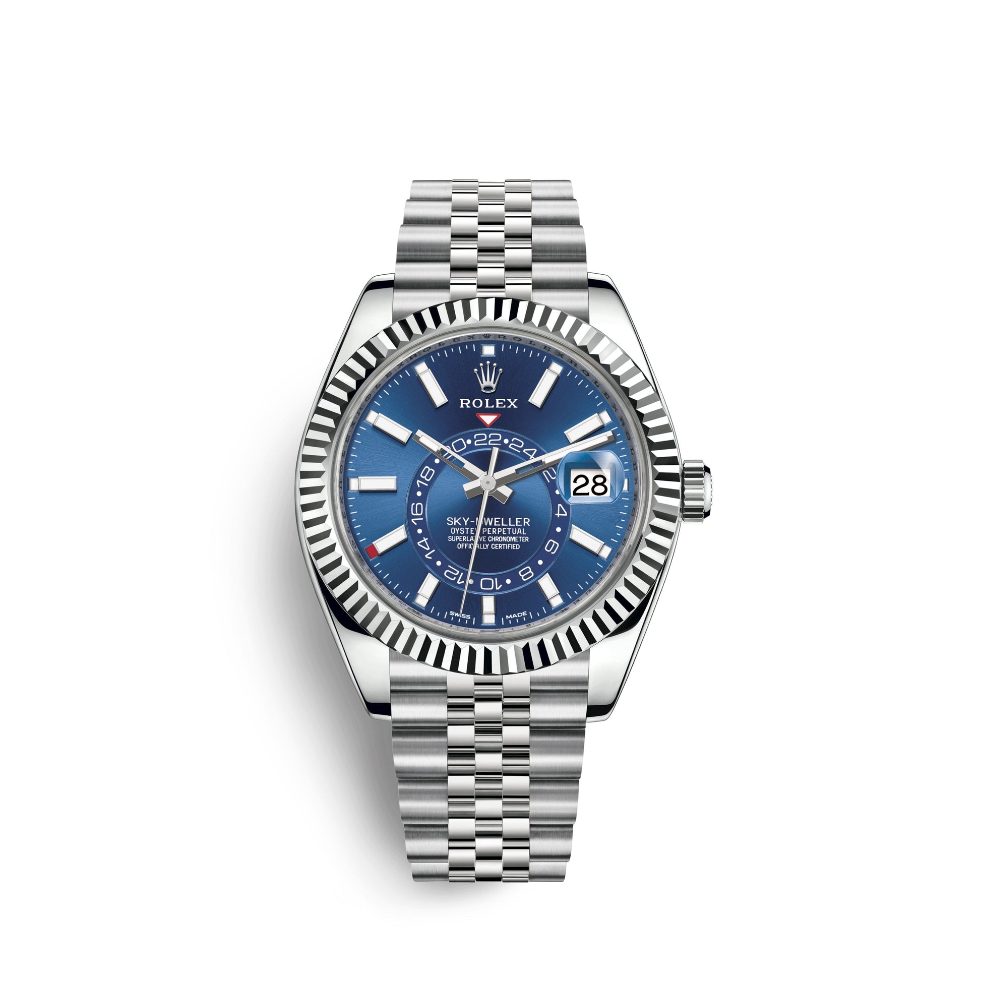 wrist watch Sky-Dweller 42mm, Oystersteel and 18k White Gold, Ref# 326934-0004 watch