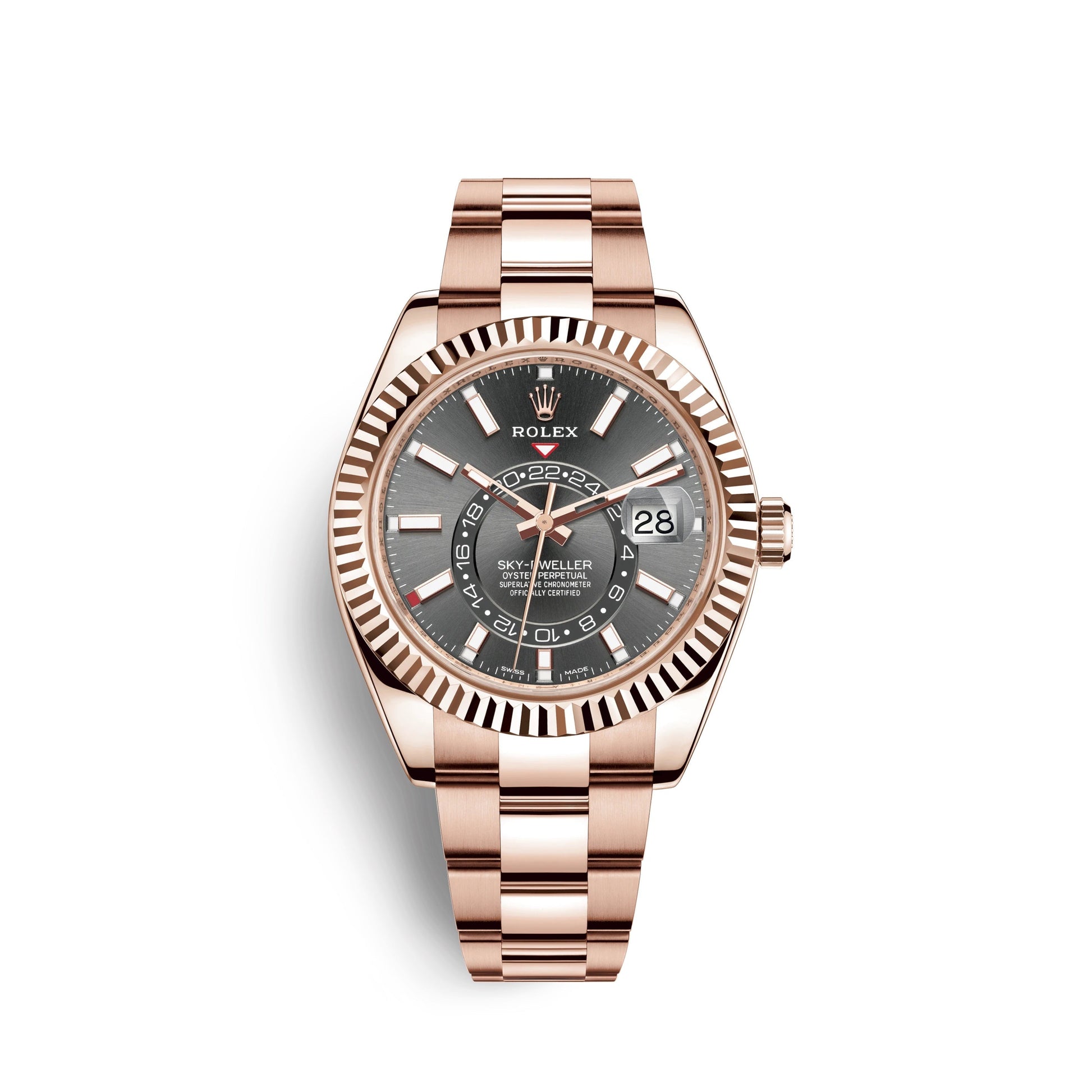 wrist watch Sky-Dweller 42mm, 18k Everose Gold, Ref# 326935-0007 watch