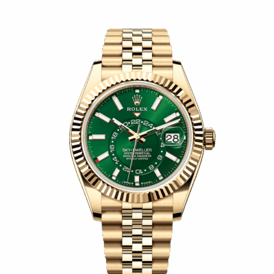 Unworn 2025, wrist watch Sky-Dweller, 42mm, 18k Yellow Gold, Ref# 336938-0008, box & papers watch