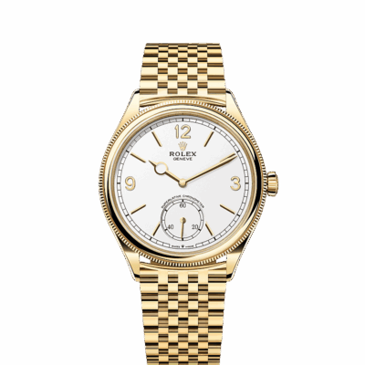 Unworn 2025, wrist watch Perpetual 1908, 18k Yellow Gold, 39mm, Ref# 52508-0008, box and papers watch