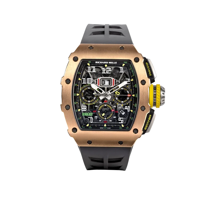Rose Gold-Tone & Titanium Skeleton Watch – 50 mm product image