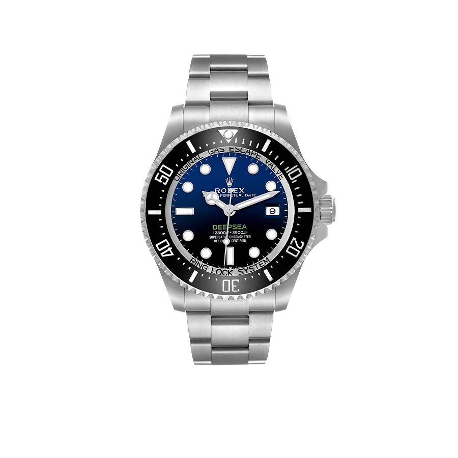 wrist watch Seadweller Deepsea 44mm Cameron D-Blue Dial Steel Mens Watch 136660 watch