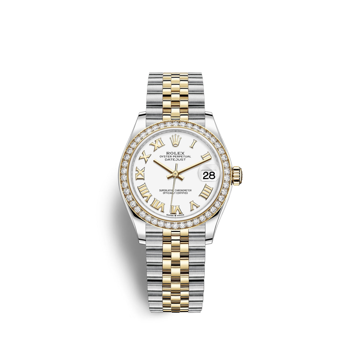 wrist watch Lady-Datejust 28, Oystersteel and 18k Yellow Gold, Ref# 279383RBR-0023 watch