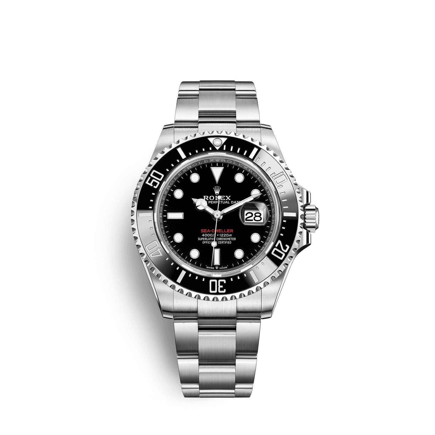 wrist watch Sea-Dweller 43, Oystersteel, Red Letters, Ref# 126600-0002 watch