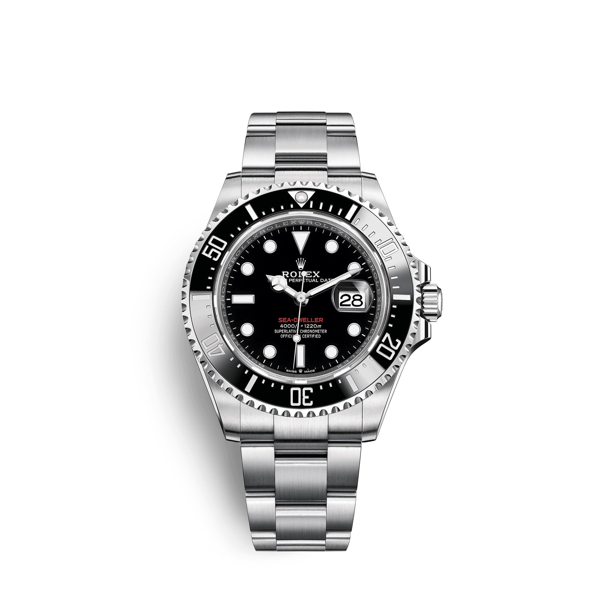 wrist watch Sea-Dweller 43, Oystersteel, Red Letters, Ref# 126600-0002 watch