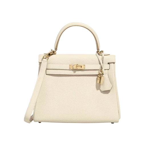 Kelly Mini Epsom Gold Hardware Handbag Craie White 20Cm Kelly Bag