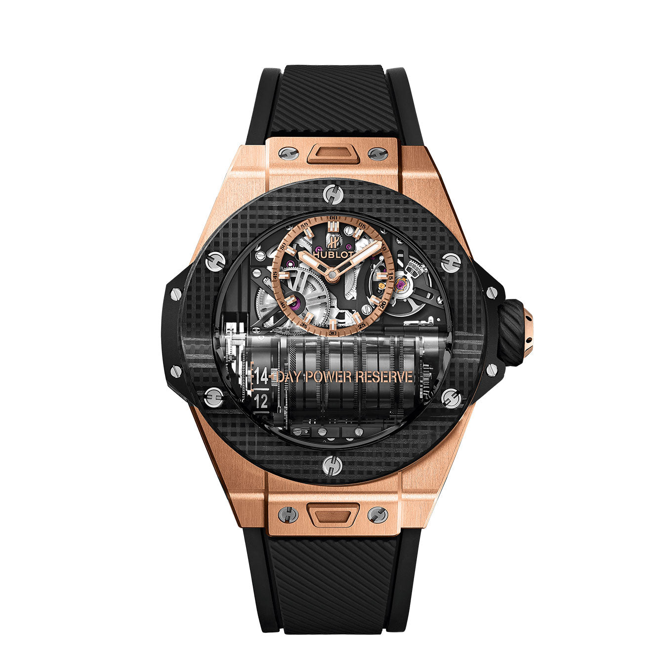 Luxury Watch Big Bang MP-11 POWER RESERVE 14 DAYS KING GOLD 3D CARBON watch