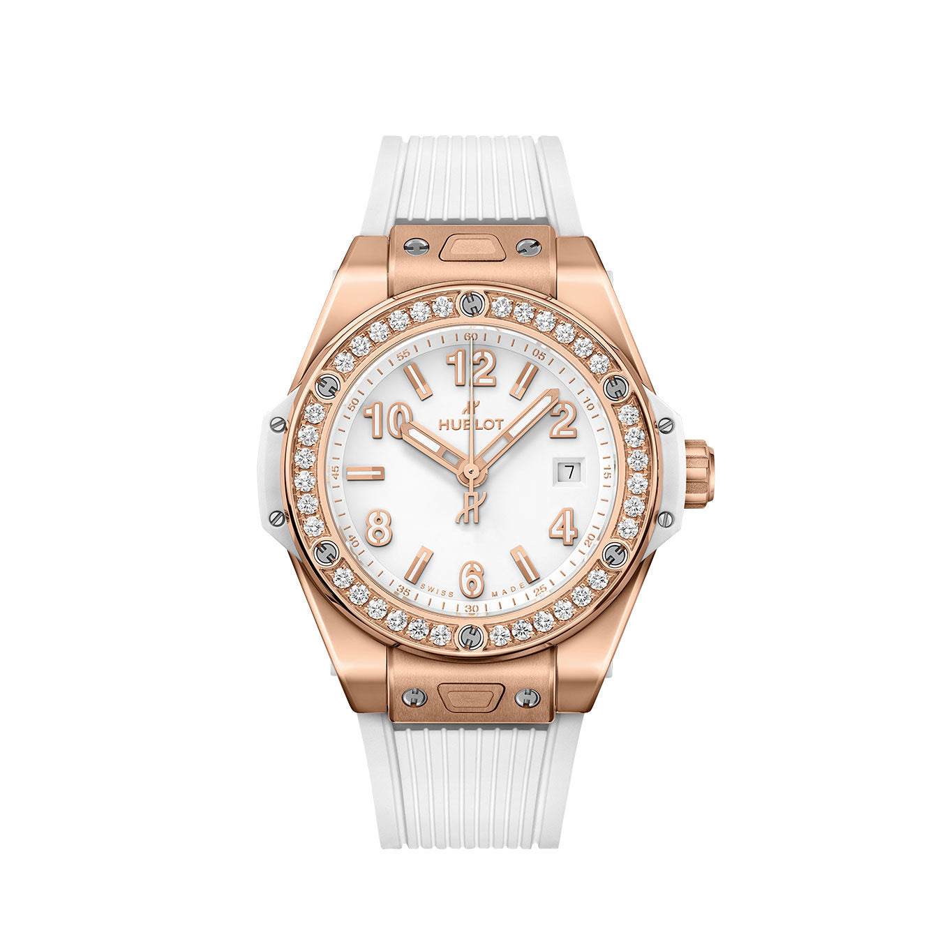 Luxury Watch Big Bang ONE CLICK KING GOLD WHITE DIAMONDS watch